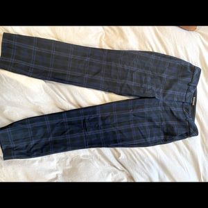 Express plaid work pants